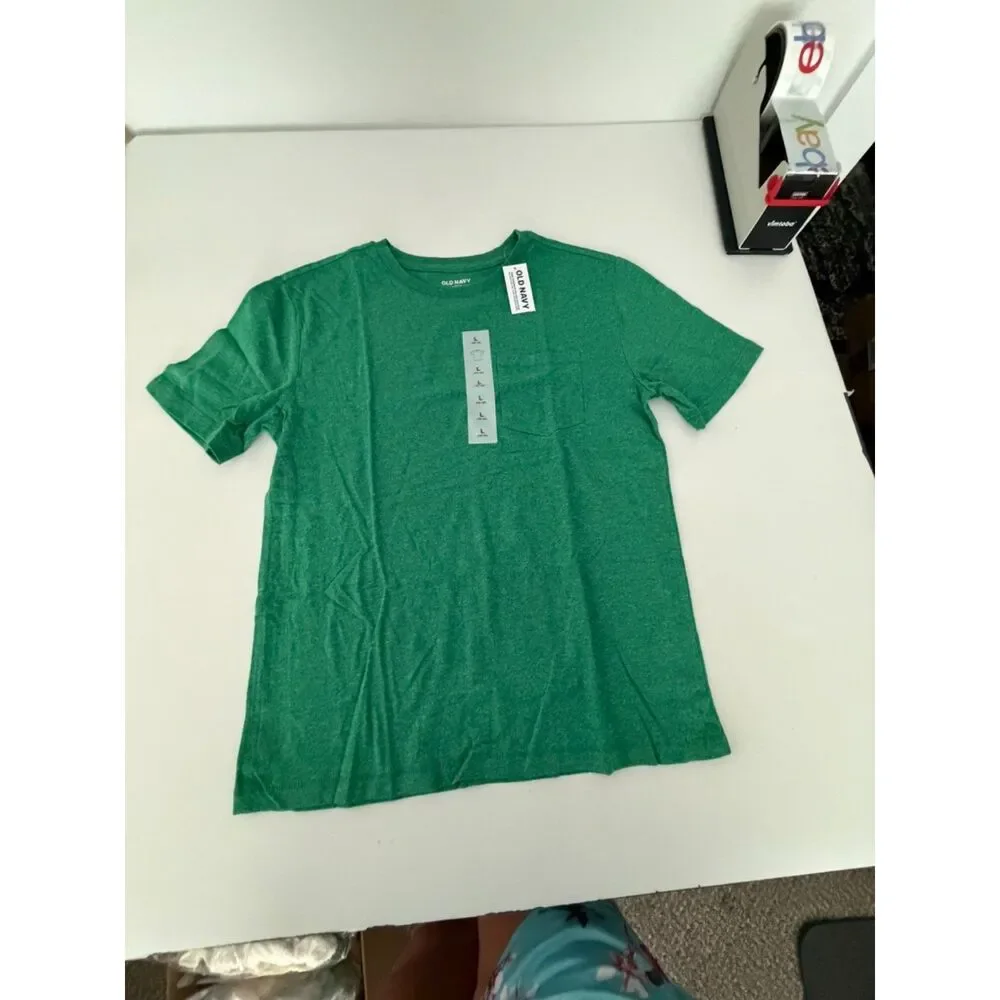 Old Navy Green Tee Large 10-12 boys